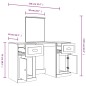 vidaXL Schminktisch mit Spiegel Weiß 130x50x132,5 cm vidaXL Schminktisch mit Spiegel Weiß 130x50x132,5 cm