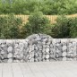 vidaXL Gabionen mit Hochbogen 11 Stk. 200x50x80/100cm Verzinktes Eisen vidaXL Gabionen mit Hochbogen 11 Stk. 200x50x80/100cm Verzinktes Eisen
