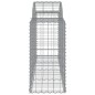 vidaXL Gabionen mit Hochbogen 11 Stk. 200x50x80/100cm Verzinktes Eisen vidaXL Gabionen mit Hochbogen 11 Stk. 200x50x80/100cm Verzinktes Eisen