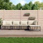 vidaXL 5-tlg. Garten-Lounge-Set mit Kissen Anthrazit Poly Rattan vidaXL 5-tlg. Garten-Lounge-Set mit Kissen Anthrazit Poly Rattan