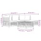 vidaXL 4-tlg. Garten-Lounge-Set mit Kissen Anthrazit Poly Rattan vidaXL 4-tlg. Garten-Lounge-Set mit Kissen Anthrazit Poly Rattan