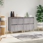 vidaXL Sideboards 2 Stk. Grau Sonoma 60x35x70 cm Holzwerkstoff vidaXL Sideboards 2 Stk. Grau Sonoma 60x35x70 cm Holzwerkstoff