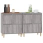 vidaXL Sideboards 2 Stk. Grau Sonoma 60x35x70 cm Holzwerkstoff vidaXL Sideboards 2 Stk. Grau Sonoma 60x35x70 cm Holzwerkstoff