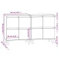 vidaXL Sideboards 2 Stk. Grau Sonoma 60x35x70 cm Holzwerkstoff vidaXL Sideboards 2 Stk. Grau Sonoma 60x35x70 cm Holzwerkstoff