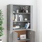 vidaXL Highboard Grau Sonoma Holzwerkstoff vidaXL Highboard Grau Sonoma Holzwerkstoff