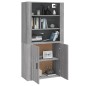 vidaXL Highboard Grau Sonoma Holzwerkstoff vidaXL Highboard Grau Sonoma Holzwerkstoff