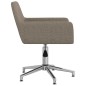 Esszimmerstühle 2 Stk. Drehbar Taupe Stoff Esszimmerstühle 2 Stk. Drehbar Taupe Stoff