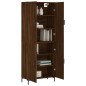 Highboard Braun Eichen-Optik 69,5x34x180 cm Holzwerkstoff Highboard Braun Eichen-Optik 69,5x34x180 cm Holzwerkstoff
