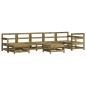 vidaXL 8-tlg. Garten-Lounge-Set mit Kissen Imprägniertes Kiefernholz vidaXL 8-tlg. Garten-Lounge-Set mit Kissen Imprägniertes Kiefernholz
