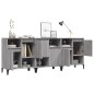vidaXL Sideboards 3 Stk. Grau Sonoma 60x35x70 cm Holzwerkstoff vidaXL Sideboards 3 Stk. Grau Sonoma 60x35x70 cm Holzwerkstoff