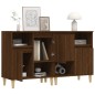 vidaXL Sideboards 2 Stk. Braun Eichen-Optik 60x35x70 cm Holzwerkstoff vidaXL Sideboards 2 Stk. Braun Eichen-Optik 60x35x70 cm Holzwerkstoff