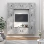 vidaXL 8-tlg. TV-Schrank-Set Betongrau Holzwerkstoff vidaXL 8-tlg. TV-Schrank-Set Betongrau Holzwerkstoff