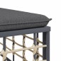 vidaXL 7-tlg. Garten-Lounge-Set mit Kissen Anthrazit Poly Rattan vidaXL 7-tlg. Garten-Lounge-Set mit Kissen Anthrazit Poly Rattan