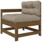 vidaXL 5-tlg. Garten-Lounge-Set mit Kissen Honigbraun Massivholz vidaXL 5-tlg. Garten-Lounge-Set mit Kissen Honigbraun Massivholz