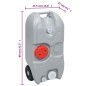 vidaXL Tragbare Campingtoilette mit Waschbecken und Wasserbehälter vidaXL Tragbare Campingtoilette mit Waschbecken und Wasserbehälter