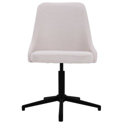 Esszimmerstuhl Drehbar Creme Stoff
