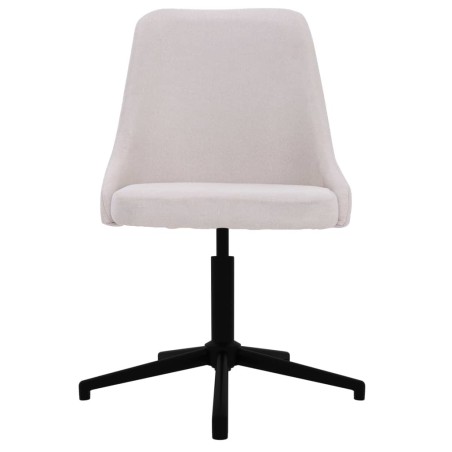 Esszimmerstuhl Drehbar Creme Stoff