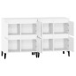 vidaXL Sideboards 2 Stk. Weiß 60x35x70 cm Holzwerkstoff vidaXL Sideboards 2 Stk. Weiß 60x35x70 cm Holzwerkstoff
