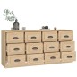 vidaXL Sideboards 2 Stk. Sonoma-Eiche Holzwerkstoff vidaXL Sideboards 2 Stk. Sonoma-Eiche Holzwerkstoff