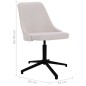 Esszimmerstuhl Drehbar Creme Stoff Esszimmerstuhl Drehbar Creme Stoff
