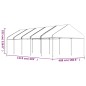 vidaXL Pavillon mit Dach Weiß 11,15x4,08x3,22 m Polyethylen vidaXL Pavillon mit Dach Weiß 11,15x4,08x3,22 m Polyethylen