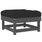 vidaXL 5-tlg. Garten-Lounge-Set mit Kissen Grau Massivholz vidaXL 5-tlg. Garten-Lounge-Set mit Kissen Grau Massivholz