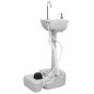 vidaXL Tragbare Campingtoilette mit Waschbecken und Wasserbehälter vidaXL Tragbare Campingtoilette mit Waschbecken und Wasserbehälter