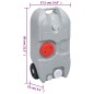 vidaXL Tragbare Campingtoilette mit Waschbecken und Wasserbehälter vidaXL Tragbare Campingtoilette mit Waschbecken und Wasserbehälter