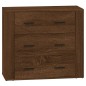 vidaXL Sideboards 2 Stk. Braun Eichen-Optik Holzwerkstoff vidaXL Sideboards 2 Stk. Braun Eichen-Optik Holzwerkstoff