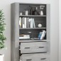 vidaXL Highboard Grau Sonoma Holzwerkstoff vidaXL Highboard Grau Sonoma Holzwerkstoff