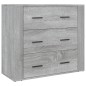 vidaXL Highboard Grau Sonoma Holzwerkstoff vidaXL Highboard Grau Sonoma Holzwerkstoff