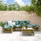 vidaXL 6-tlg. Garten-Lounge-Set mit Kissen Imprägniertes Kiefernholz vidaXL 6-tlg. Garten-Lounge-Set mit Kissen Imprägniertes Kiefernholz