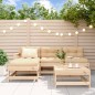 vidaXL 5-tlg. Garten-Lounge-Set mit Kissen Massivholz vidaXL 5-tlg. Garten-Lounge-Set mit Kissen Massivholz