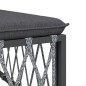 vidaXL 8-tlg. Garten-Lounge-Set mit Kissen Anthrazit Stahl vidaXL 8-tlg. Garten-Lounge-Set mit Kissen Anthrazit Stahl