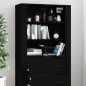 vidaXL Highboard Schwarz Holzwerkstoff vidaXL Highboard Schwarz Holzwerkstoff
