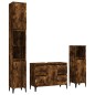 vidaXL 3-tlg. Badmöbel-Set Räuchereiche Holzwerkstoff vidaXL 3-tlg. Badmöbel-Set Räuchereiche Holzwerkstoff