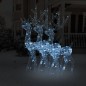 vidaXL LED-Rentiere 3 Stk. Acryl 120 cm Kaltweiß vidaXL LED-Rentiere 3 Stk. Acryl 120 cm Kaltweiß