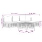 vidaXL 5-tlg. Garten-Lounge-Set mit Kissen Anthrazit Poly Rattan vidaXL 5-tlg. Garten-Lounge-Set mit Kissen Anthrazit Poly Rattan