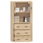 vidaXL Highboard Sonoma-Eiche Holzwerkstoff vidaXL Highboard Sonoma-Eiche Holzwerkstoff