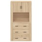 vidaXL Highboard Sonoma-Eiche Holzwerkstoff vidaXL Highboard Sonoma-Eiche Holzwerkstoff