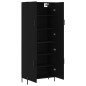 vidaXL Highboard Schwarz 69,5x34x180 cm Holzwerkstoff vidaXL Highboard Schwarz 69,5x34x180 cm Holzwerkstoff