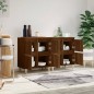 vidaXL Sideboards 2 Stk. Braun Eichen-Optik 60x35x70 cm Holzwerkstoff vidaXL Sideboards 2 Stk. Braun Eichen-Optik 60x35x70 cm Holzwerkstoff