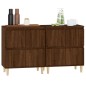 vidaXL Sideboards 2 Stk. Braun Eichen-Optik 60x35x70 cm Holzwerkstoff vidaXL Sideboards 2 Stk. Braun Eichen-Optik 60x35x70 cm Holzwerkstoff