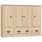 vidaXL Highboards 3 Stk. Sonoma-Eiche Holzwerkstoff vidaXL Highboards 3 Stk. Sonoma-Eiche Holzwerkstoff