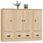 vidaXL Highboards 3 Stk. Sonoma-Eiche Holzwerkstoff vidaXL Highboards 3 Stk. Sonoma-Eiche Holzwerkstoff