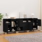 vidaXL Sideboards 3 Stk. Schwarz 60x35x70 cm Holzwerkstoff vidaXL Sideboards 3 Stk. Schwarz 60x35x70 cm Holzwerkstoff
