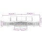 vidaXL 6-tlg. Garten-Lounge-Set mit Kissen Anthrazit Poly Rattan vidaXL 6-tlg. Garten-Lounge-Set mit Kissen Anthrazit Poly Rattan