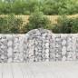 vidaXL Gabionen mit Hochbogen 15Stk. 200x30x100/120cm Verzinktes Eisen vidaXL Gabionen mit Hochbogen 15Stk. 200x30x100/120cm Verzinktes Eisen
