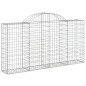 vidaXL Gabionen mit Hochbogen 15Stk. 200x30x100/120cm Verzinktes Eisen vidaXL Gabionen mit Hochbogen 15Stk. 200x30x100/120cm Verzinktes Eisen