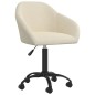 Esszimmerstühle 2 Stk. Drehbar Creme Samt Esszimmerstühle 2 Stk. Drehbar Creme Samt